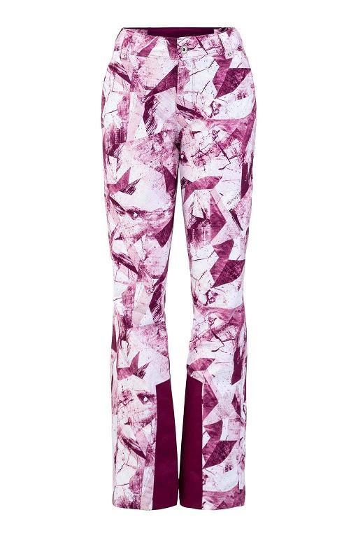 Pantalones Esquí Spyder Me GTX impermeable con bolsillos Blancos Noise Print Para Mujer Mexico MX62897